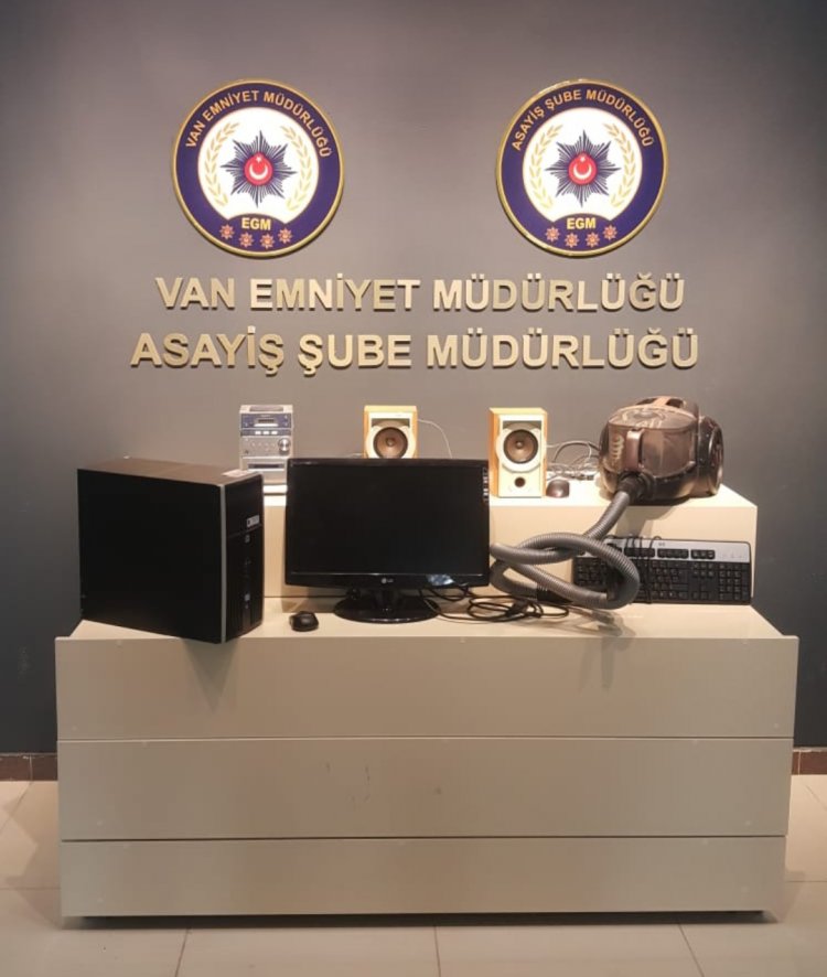 Van Emniyet Güçlerince Gerçekleştirilen  Büyük Operasyon Sonucu Hırsızlara Büyük Darbe Vuruldu