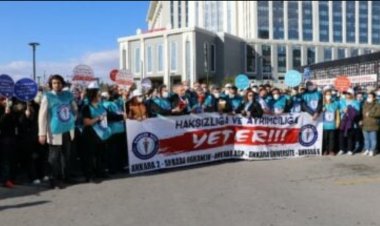 12 MADDE TALEP EDİLDİ: ANKARA'DA SAĞLIKÇILAR İŞ BIRAKTI!