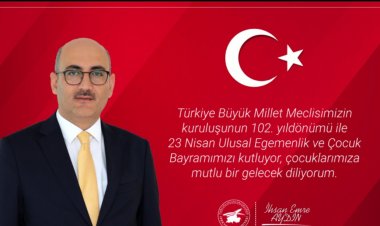 İPEKYOLU BELEDİYE BAŞKAN V. İHSAN EMRE AYDIN, 23 NİSAN BAYRAM MESAJI