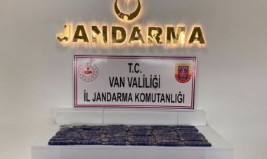 VAN'DA 39,5 KG REÇİNE ESRAR BULUNDU!