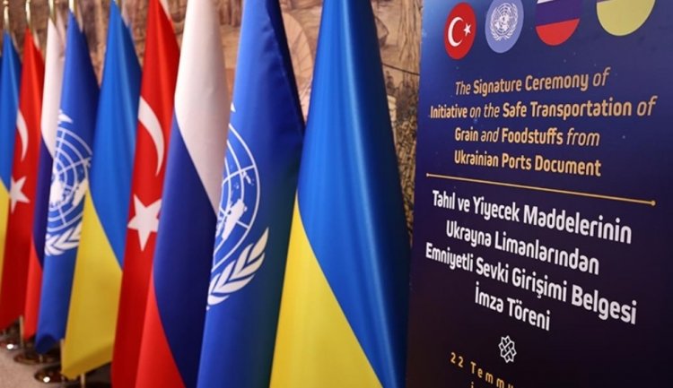 TARİHİ ZİRVEDE TAHIL SEVKİYATI İÇİN   İMZALAR ATILDI!