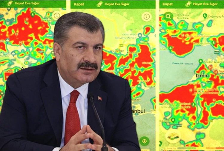 40 KAT ARTIŞ' HARİTAYA YANSIDI: KORONAVİRÜS HARİTASI KIRMIZIYA DÖNDÜ