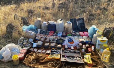 VAN'DA PKK/KCK ÖRGÜTÜNE YÖNELİK OPERASYON SONUCU ONLARCA MÜHİMMAT ELE GEÇİRİLDİ!