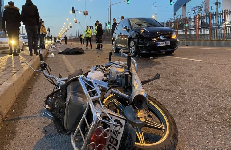 DİYARBAKIR'DA MOTORLU KURYE KAZA YAPTI: KURYE HAYATINI KAYBETTİ!