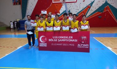 VAN BÜYÜKŞEHİR BELEDİYESPOR U-16 BASKETBOL TAKIMI ANADOLU ŞAMPİYONASI İÇİN OYNANACAĞI TARİHİ BEKLİYOR!