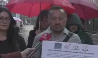 TÜRKİYE'NİN DEĞİŞİK BÖLGELERİNDEN, ANKARA'YA GELEN ÜCRETLİ ÖĞRETMENLER: "KADRO" TALEP EDİYOR!