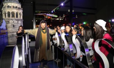 BÜYÜKŞEHİR ÖĞRENCİLERİ, 'ALTIN ÇAĞDA BİLİM' SERGİSİNDE AĞIRLIYOR
