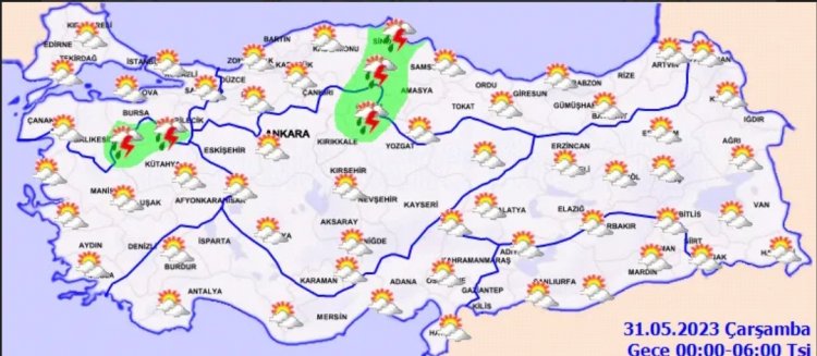 METEOROLOJİ'DEN UYARI: KUVVETLİ YAĞIŞ VE RÜZGAR SEL GETİREBİLİR!