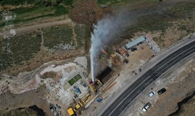 ERCİŞ'TE JEOTERMAL SU BULUNDU!