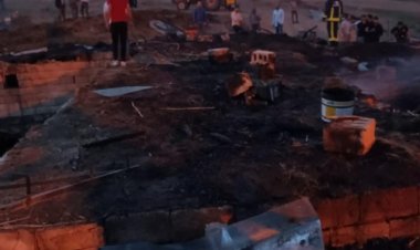 VAN'DA BİR EVDE YANGIN ÇIKTI! 