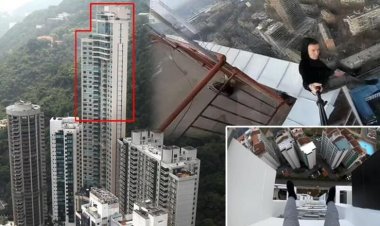 FENOMEN ÖLÜME MEYDAN OKUDU 68. KATTAN YERE ÇAKILDI!