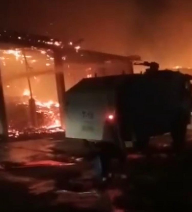 VAN'DA BÜYÜK YANGIN!