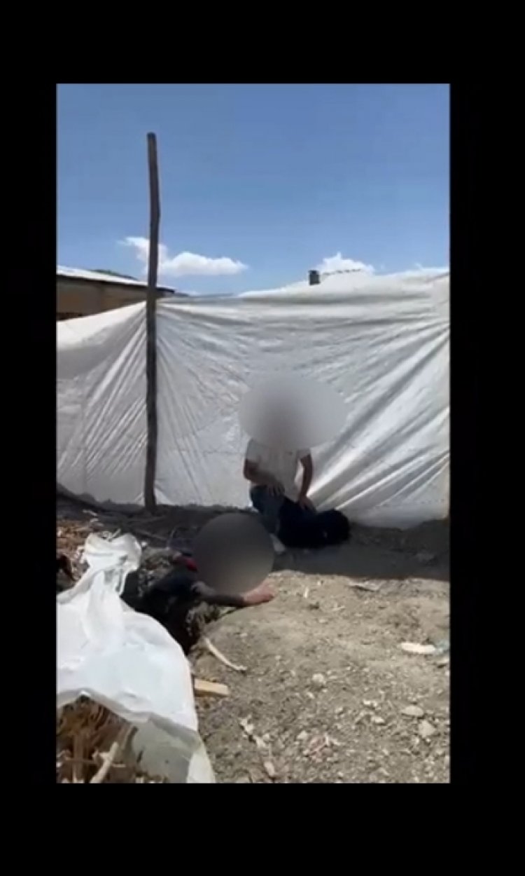 VAN'DA METRUK BİR YAPIDA ONLARCA GÖÇMEN YAKALANDI!