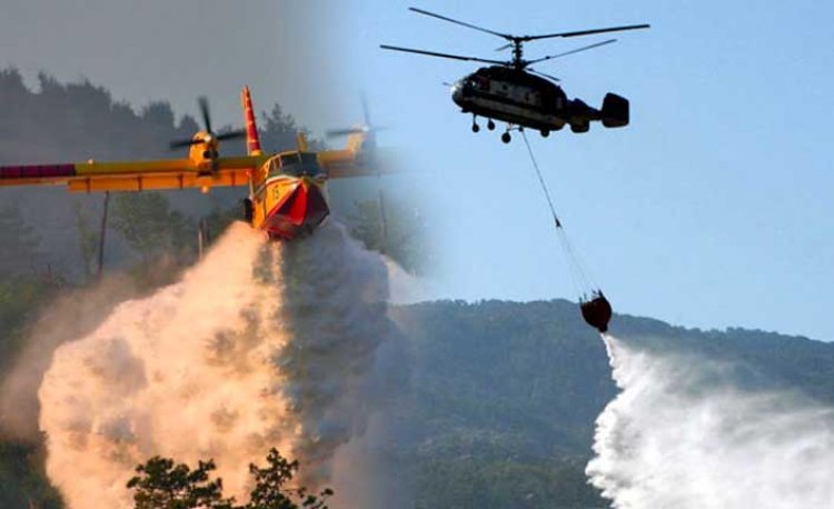 TÜRKİYE YUNANİSTAN'A İKİ UÇAK VE BİR HELİKOPTER GÖNDERİYOR!