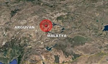 MALATYA'DA 5 BÜYÜKLÜĞÜNDE DEPREM