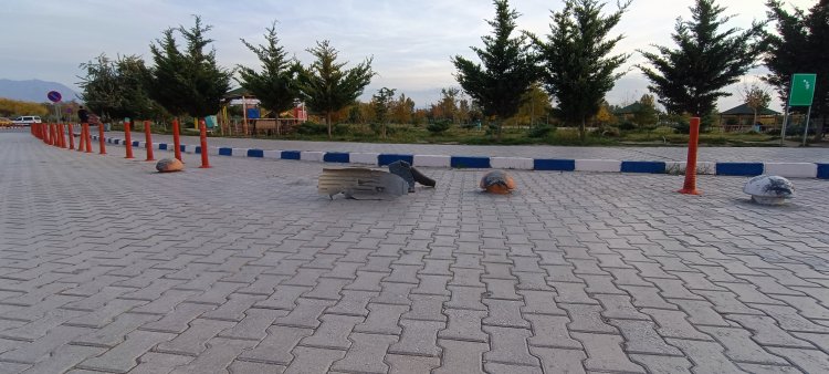 VAN DURSUN ODABAŞ HASTANESİNİN SORUNLARINDAN BİRİ DAHA: PARK MANTARI...