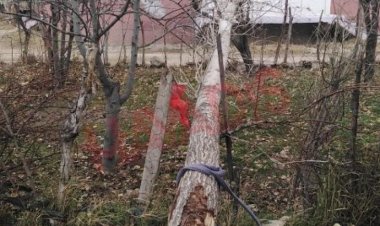 VAN'DA ETKİLİ OLAN FIRTINA ÇATILARI UÇURDU! VALİLİK UAYRIDA BULUNDU!