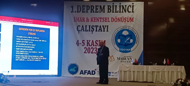 TÜGYAP, DEPREM UZMANI AHMET ERCAN'I KONUK ETTİ: VAN'DA YIKICI DEPREM BEKLİYORUZ...