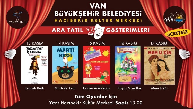 BÜYÜKŞEHİR'DEN ÖĞRENCİLERE ARA TATİL ETKİNLİĞİ: 5 GÜN ÜCRETSİZ TİYATRO ETKİNLİĞİ OLACAK