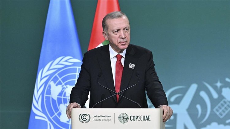 CUMHURBAŞKANI ERDOĞAN DÜNYA İKLİM ZİRVESİNDE KONUŞTU: GAZZE'DE YAŞANANLAR İNSANLIK SUÇUDUR, SAVAŞ SUÇUDUR