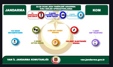 VAN'DA JANDARMA BİNLERCE KAÇAK SİGARA ELE GEÇİRDİ