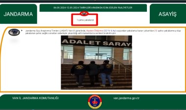 VAN'DA 59 ŞAHIS YAKALANDI