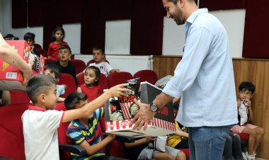 VAN BÜYÜKŞEHİR BELEDİYESİ ÇOCUKLARA SİNEMA KEYFİ YAŞATTI 