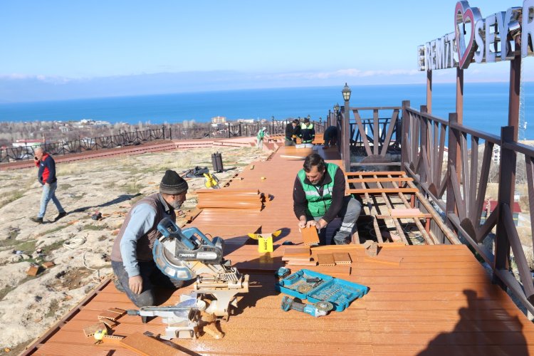 SEYİR TEPESİ YENİ BİR GÖRÜNÜM İÇİN HAZIRLANIYOR