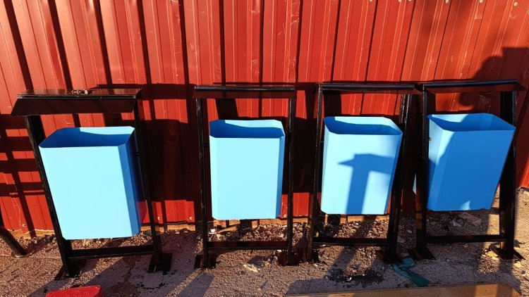 İPEKYOLU BELEDİYESİ ÇÖP KUTULARINI GERİ DÖNÜŞÜMLE İSRAFI ENGELLEDİ