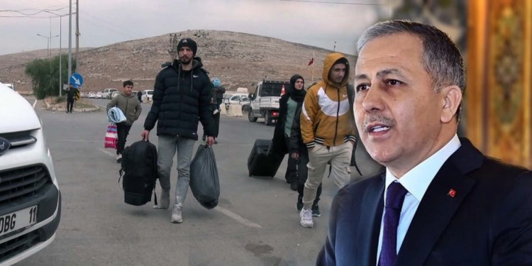 BAKAN YERLİKAYA DUYURDU: SURİYELİLERİN GERİ DÖNÜŞÜ İÇİN KAPASİTE ARTIRILDI!