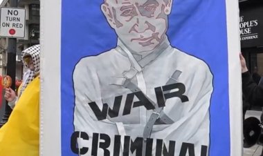 Katil Netanyahu ABD'de Protesto Edildi!