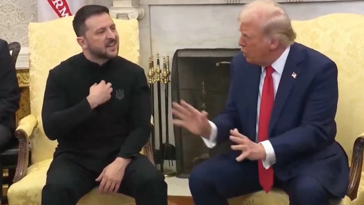 Trump-Zelenski Görüşmesinde Yine Kriz: Küfürler Etti, Haritaları Fırlattı... 