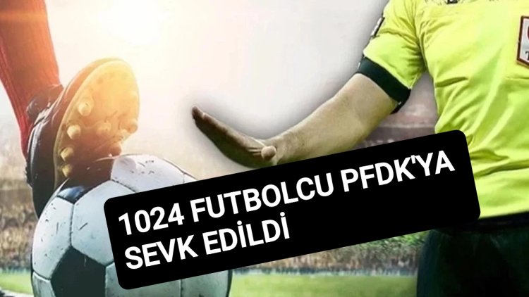 TFF'den Büyük Bahis Skandalı Açıklaması! 1024 Futbolcu PFDK'ya Sevk Edildi