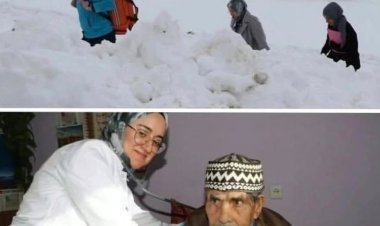 Kar Diz Boyu, Azim Sınırsız: Van'da Sağlık Ordusu Kar Kış Demiyor!