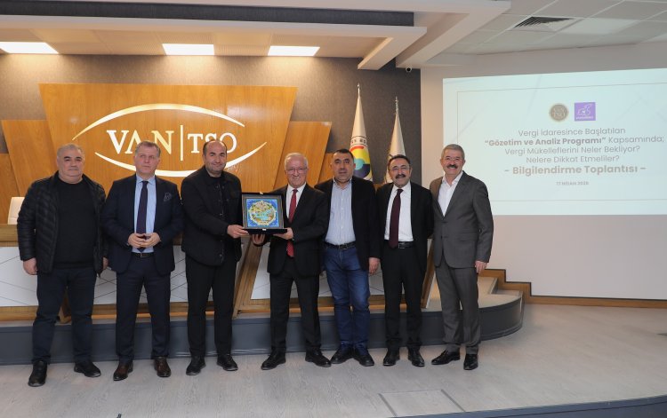 Van TSO’da “Gözetim ve Analiz Programı” Bilgilendirme Toplantısı Düzenlendi